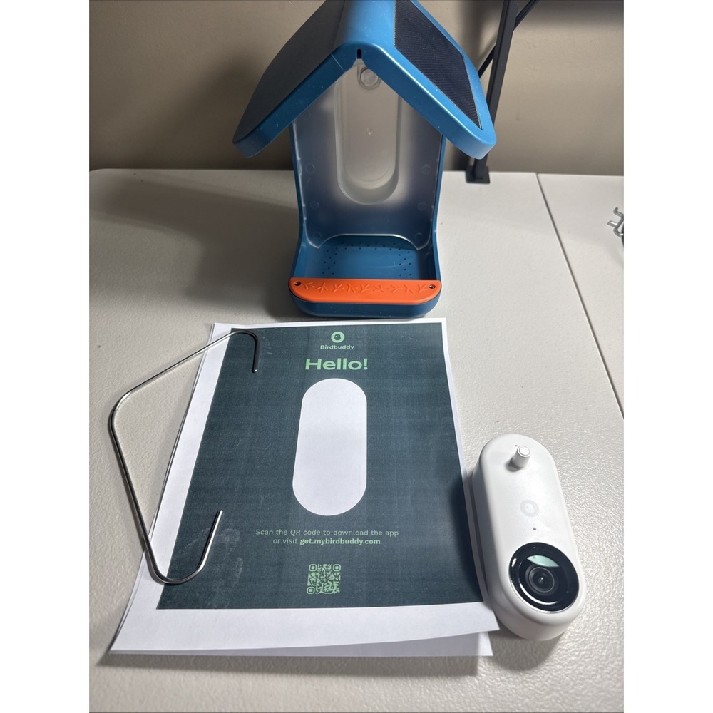 NEW Birdbuddy PRO Solar Smart Bird Feeder HDR 2K Slow Motion Video No Box NICE
